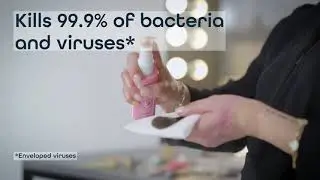 Beauty Hygiene Plus Brush Cleaning Spray How to Use with Lisa Armstrong