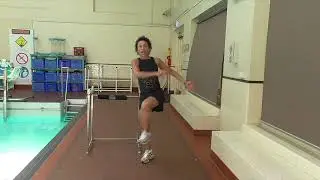 Marietta Mehanni Aqua Instructor Tip   deep belt cross kick single leg