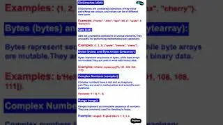 Python Data Types