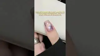 Pink Star French Cat Eye Nails ✨ Soft, cozy & perfect for winter