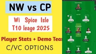 nw vs cp dream11 prediction,nw vs cp dream11 team,nw vs cp wi spice Isle t10  dream11 team today mat