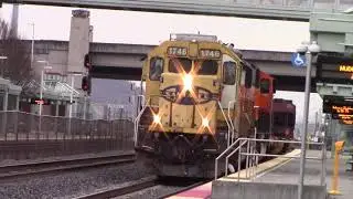 (Santa Fe 1746 + BNSF 274) Variety of cars #184