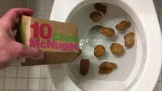 Will it Flush? - Mcdonalds 10 Chicken McNuggets