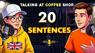 20 Everyday English Sentence To Talk At Coffee Shop | Podcast For Beginners