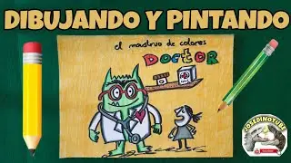 Dibujando y pintando ✏️ el Monstruo de Colores 