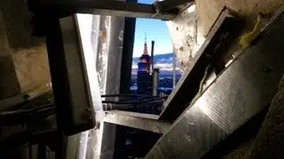 Climbing to top of Chrysler Building Spire - @OpieRadio