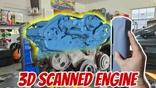 Я отсканировал на 3D-принтере весь двигатель своего Nissan 300ZX с двойным турбонаддувом.