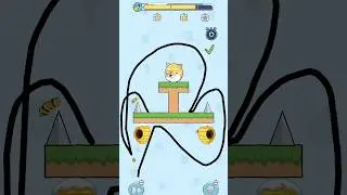 doge rescue draw to save मधुमकुत्ता🎃 V/S 🐶 #shortvideo #games #funny #viralक्खी