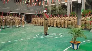 NCC Drill.. Line Tod Of Samman Guard..🔥🇮🇳❤️  #ncc #nccindia #jaihind #ncctraining #nccdrill