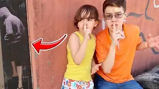 ALGUÉM NOS SEGUIU NA RUA  DE CASA - FICAMOS COM MEDO ATÔA !!