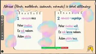 🧩 Szerdai szösszenetek 3.🧩-- MONDATELEMZÉS egyszerűen: az ÁLLÍTMÁNY és az ALANY