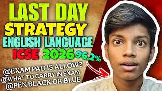 LAST MINUTE STRATEGY FOR ENGLISH LANGUAGE 10TH ICSE BOARDS 2026 #icse #icse2026 #englishlanguage