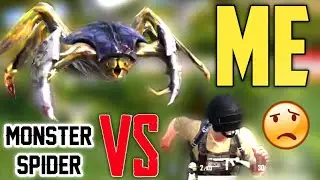 MONSTER SPIDER VS ME! || Monster Spider in Pubg Mobile || Harit Gaming