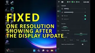 Fix: Ligeon Go Stuck on One Resolution After Display Update