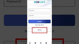 Sbi credit card update password | how to use sbi card app👈 #creditcard #sbi #rewards #shorts #short