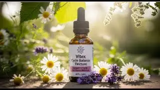 🌿 Balance Your Cycle Naturally 💛 Vitex Tincture for Hormonal Harmony