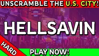 Guess the U.S. City! (Word Scramble Quiz)