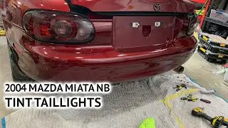 Mazda Miata NB (1999&ndash;2005) &ndash; Tinting Taillights with Vinyl Film