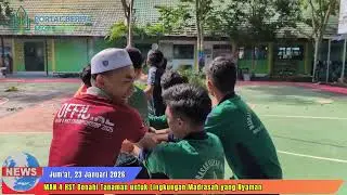 MAN 4 HST Benahi Tanaman untuk Lingkungan Madrasah yang Nyaman