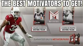 THE BEST MOTIVATOR PLAYERS TO GET! BOOST YOUR TEAMS STATS! | MADDEN 18 ULTIMATE TEAM