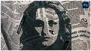 create  typography portrait | adobe Photoshop tutorials