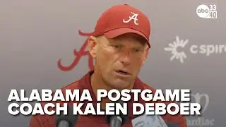 Coach Kalen DeBoer Alabama vs Florida State Postgame Press Conference - August 30, 2025