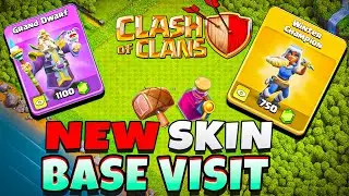 LIVE CHECK YOUR BASE | SHOW YOUR HERO SKIN | COC GAMEPLAY