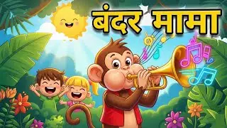 Bandar Mama Jungle Ke Raja | Popular Hindi Balgeet | Bandar Wali Poem | Nursery Rhymes