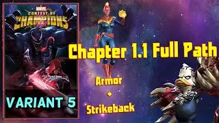 Variant 5  - 1.1 Armor + Strikeback Full Path w/ Captain Marvel Boss take-downs