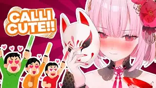 Drunk Calli speaking japanese is WAY too adorable