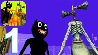 One Night at Cartoon Cat Craft Gameplay Walkthrough Part 1 (IOS/Android)