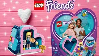 Lego Friends Heart Box Stephanie 41356! Лего Шкатулка- Сердце Стефании! Toy Unboxing Speed Build!