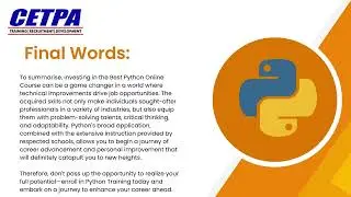 Python Training in Delhi: Power Your Career.