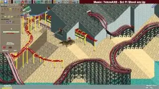 Roller Coaster Tycoon w/ LL & CF Time-Lapse - Volcania