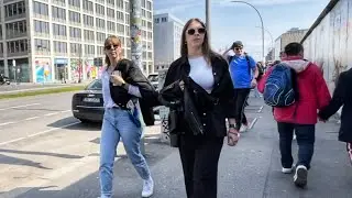 How is BERLIN TODAY? Berlin Wall. Walk in Berlin. Walking in Ost Berlin.