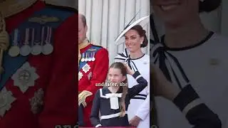 Kate's Body Language With Charlotte #troopingthecolour #royalfamily #cambridges
