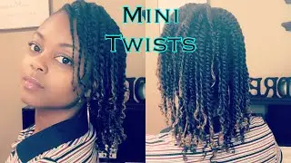 Mini Twists on Dry/Stretched Hair | Mini Twists on Fine Hair