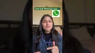 Send bulk WhatsApp messages without saving contact 😍 #whatsapp #tipsandtricks