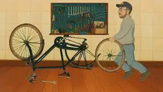 Cartoon - Sostituzione ruota posteriore bici 