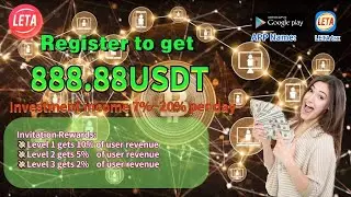 The latest way to make money in USDT, with stable income every day. 20% profit per day