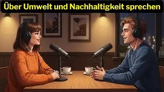 Podcast auf Deutsch B1&ndash;B2 | &Uuml;ber Umwelt und Nachhaltigkeit sprechen | German Conversation Practice