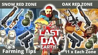 Snow & Oak Red Zone x 11 - Finding Weapon | 99 Waves Preparation Part I | Last Day On Earth Survival