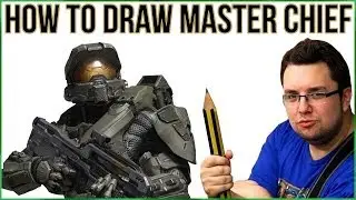 How To Draw Master Chief (Halo)