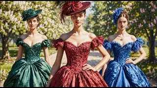 -Timeless Classical Beauty |PARIS OLD MONEY RUNWAY – Edwardian Elegance On The Streets |