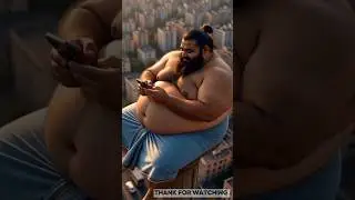 A Lonely Man Cries With a Pigeon On Top of a Tower 😢🕊️ #ai #short #sweet #jalebi #pegion
