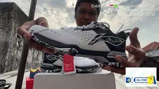 Exbill Sepatu Bulutangkis terbaru Lining AYAT005 DF 01 pro Dan Sonic boom OP Badminton shoes Keren