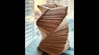 Popsicle Stick Lampshade #shorts