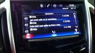 Easiest Way to Use Text Messaging and Pairing with Cadillac CUE!