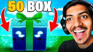 😱 I Opened 50 SUMMER FRUIT Boxes In Blox Fruits