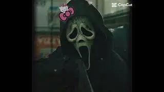  ghosty face! #sera #Scary #Ghostface #cute #hello kitty